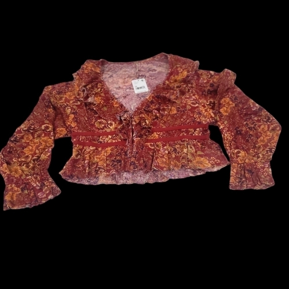 Free People Rudi Ruffle Top - Picture 10 of 14